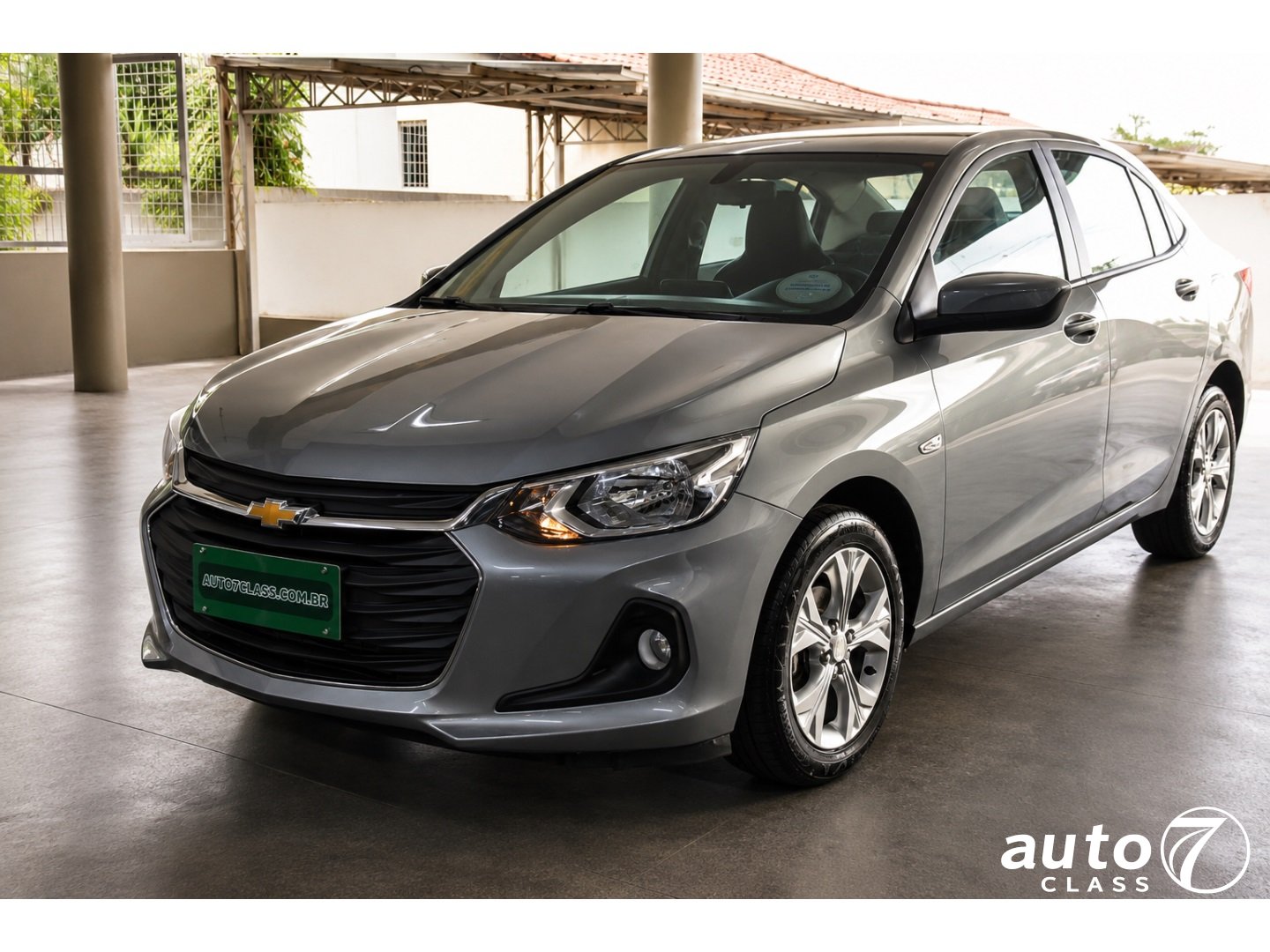 CHEVROLET ONIX 1.0 TURBO FLEX PLUS LTZ AUTOMÁTICO Prata - Auto7 Class